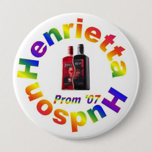 prom 4 inch round button