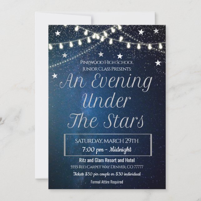  Prom Dance Invitation (Front)