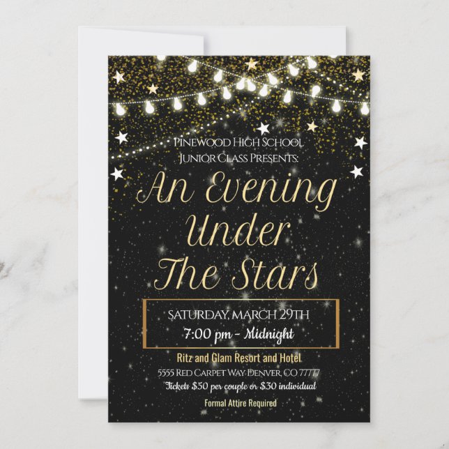  Prom Dance Invitation (Front)