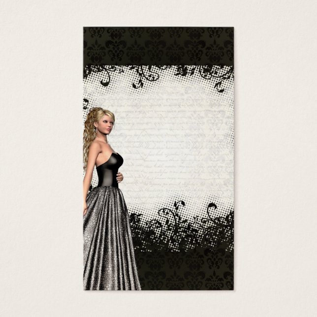 Prom girl en robe noire (Devant)