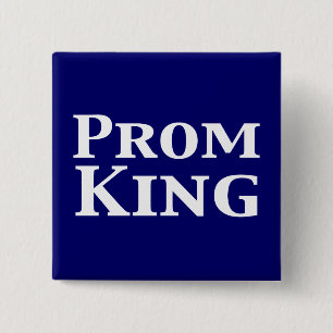 Prom King Gifts 2 Inch Square Button