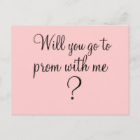 Prom with me? Yes/No