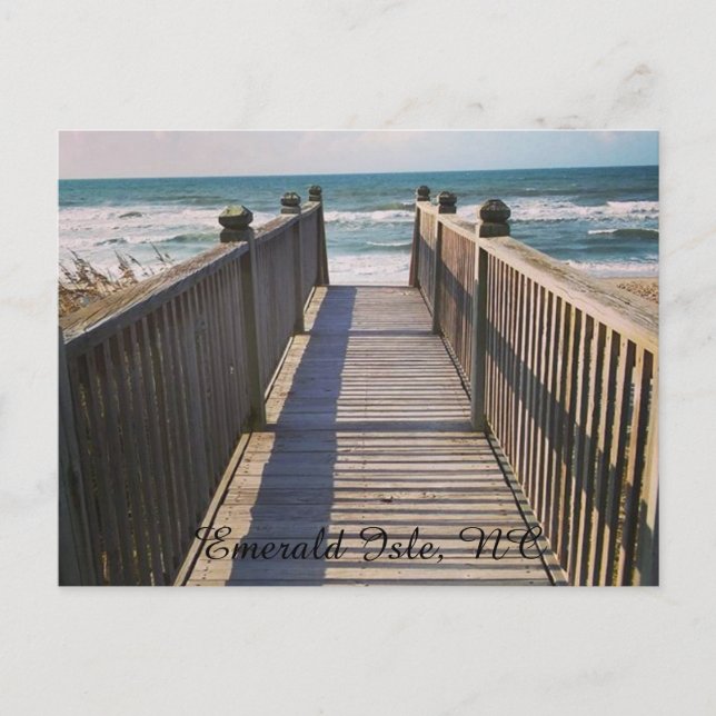 Promenade à la carte postale de plage (Devant)