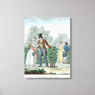 Promenade at Fontenay-aux-Roses Canvas Print