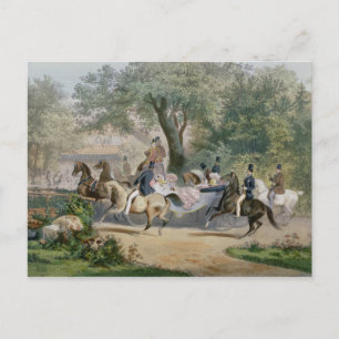Promenade au Bois Postcard