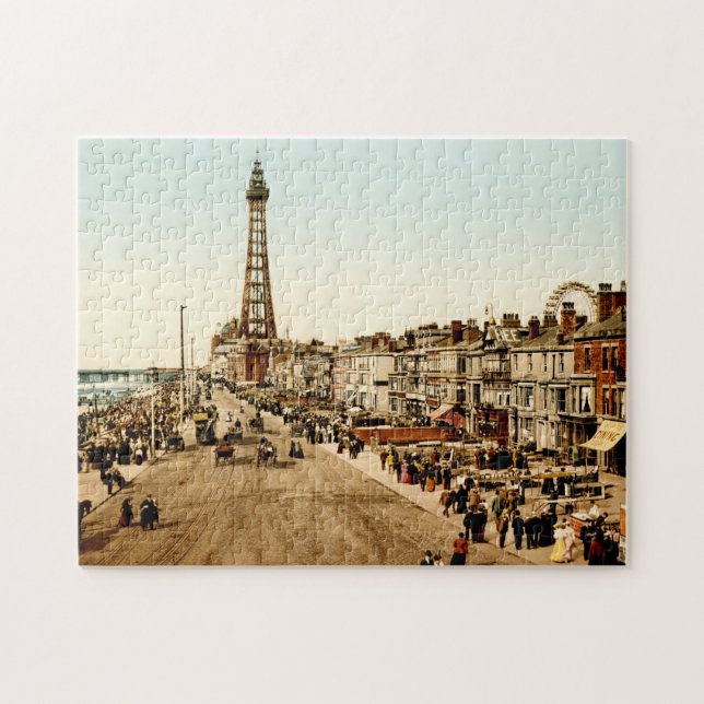 Promenade Blackpool Lancashire England Beach Jigsaw Puzzle (Horizontal)