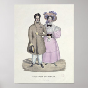 Promenade Bourgeoise Poster