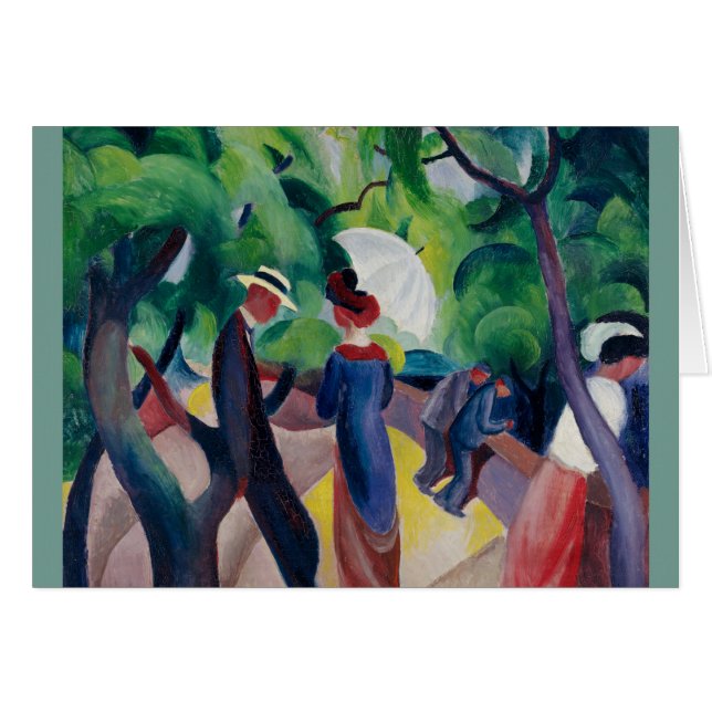 Promenade d'août Macke (Devant horizontal)