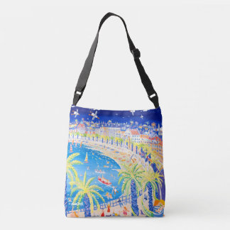 Promenade des Anglais Nice seaside bag. John Dyer Crossbody Bag