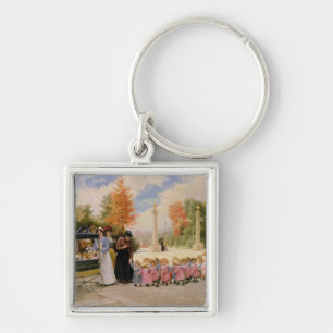 Promenade des Enfants Keychain