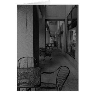 Promenade déserte / Noir
