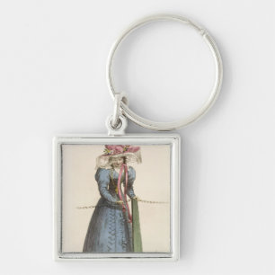 Promenade Dress, fashion plate from Ackermann's Re Keychain