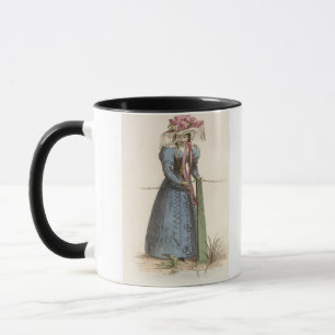 Promenade Dress, fashion plate from Ackermann's Re Mug