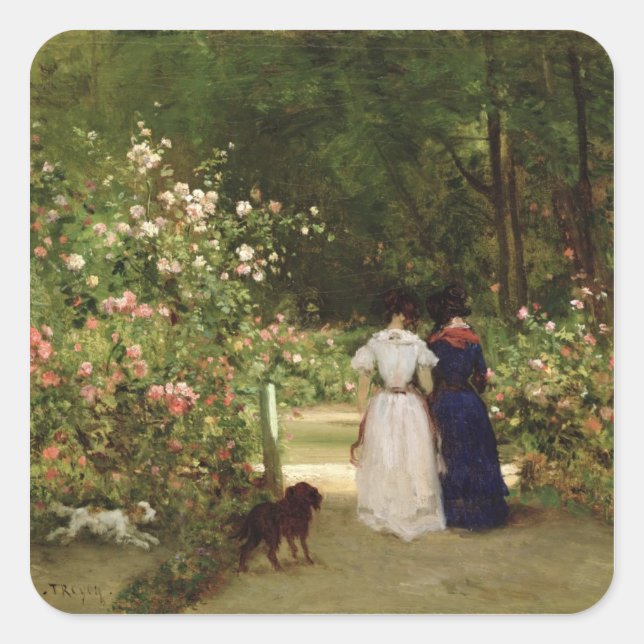 Promenade Square Sticker (Front)