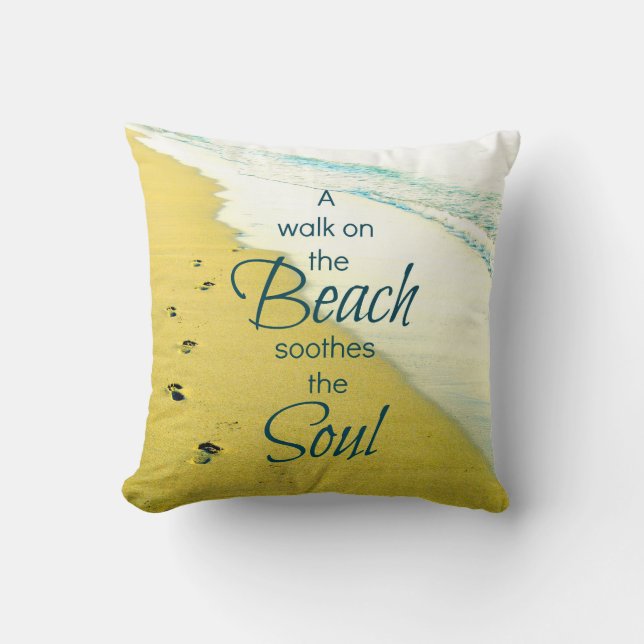 Promenade sur le coussin de plage (Recto)