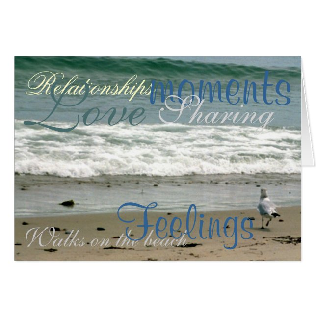 Promenades sur la plage (Devant horizontal)