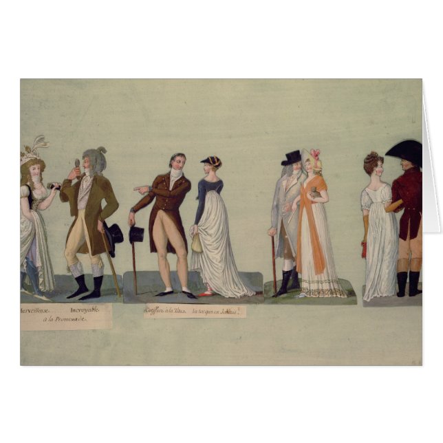 Promenading de Merveilleuse… Incroyable (Devant horizontal)