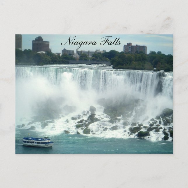 Promenez-Vous À Travers La Carte Postale Niagara F (Devant)