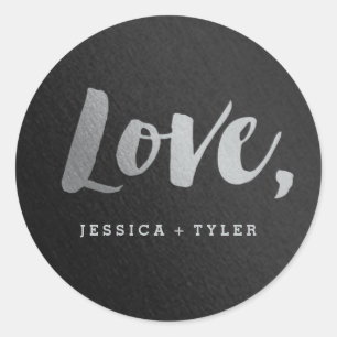 Promesse éclatante Amour Mariage Favor Sticker