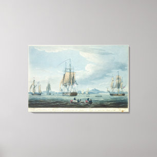 Prometheus and the Melpomene in the Gulf of Riga Canvas Print