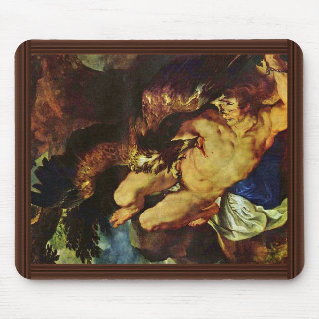 Prometheus Bound By Rubens Peter Paul Mouse Pad (Front)