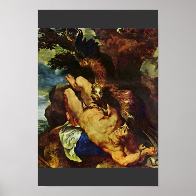 Prometheus Bound By Rubens Peter Paul Poster (Front)
