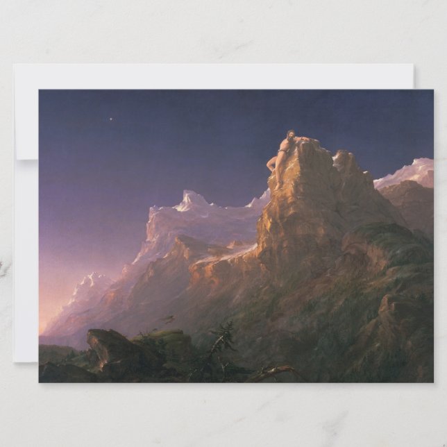 Prometheus Bound (by Thomas Cole) Card (Front)