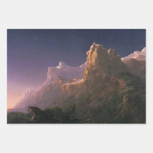 Prometheus Bound (by Thomas Cole) Wrapping Paper Sheet