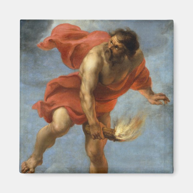 Prometheus Carrying Fire Magnet (Front)