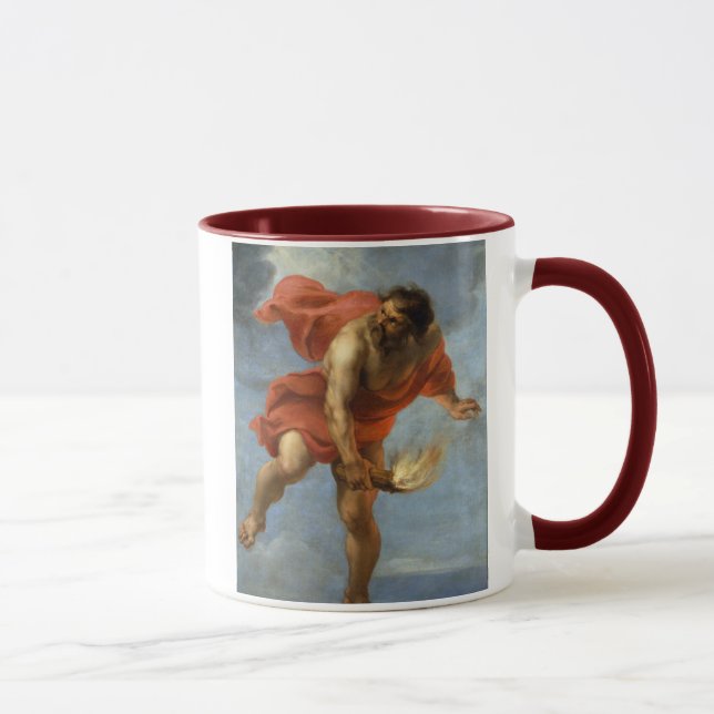 Prometheus Carrying Fire Mug (Right)