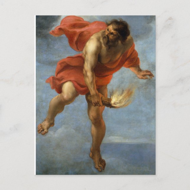 Prometheus Carrying Fire Postcard (Front)