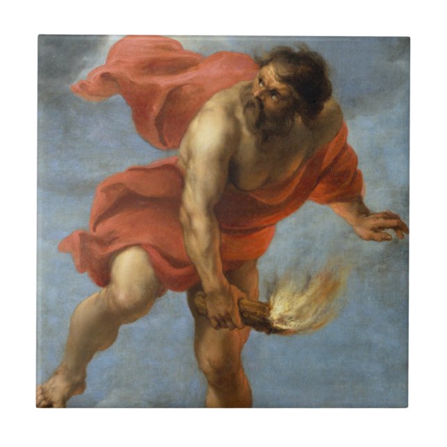 Prometheus Carrying Fire Tile (Front)
