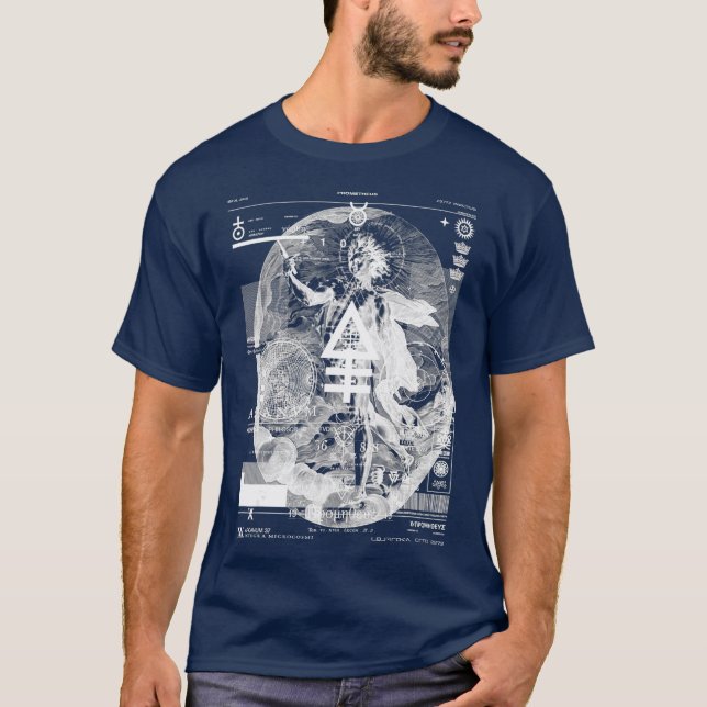 PROMETHEUS  Sol Invictus  Apollo  Alchemy Occult T-Shirt (Front)