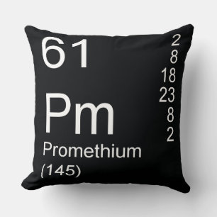 Promethium Throw Pillow