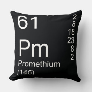 Promethium Throw Pillow