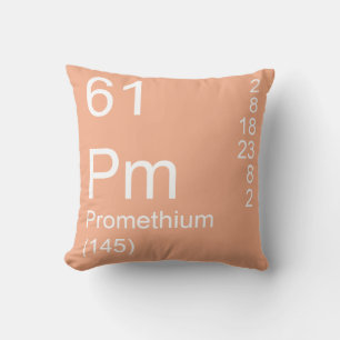 Promethium Throw Pillow