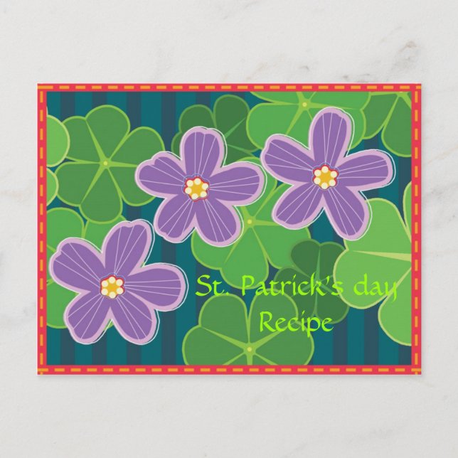 Promise - My party Recipe Card (Front)