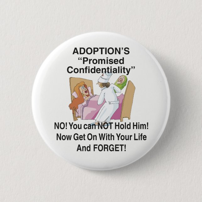 Promised Confidentiality 2 Inch Round Button (Front)