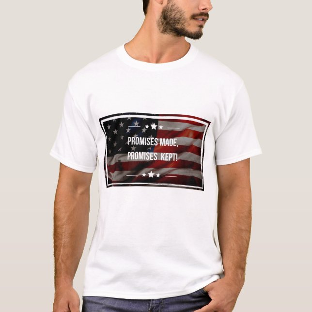 Promises Made Patriotic Men's T-shirt (Front)