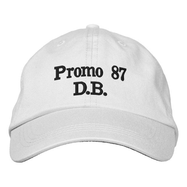 Promo 87 DB Embroidered Hat (Front)
