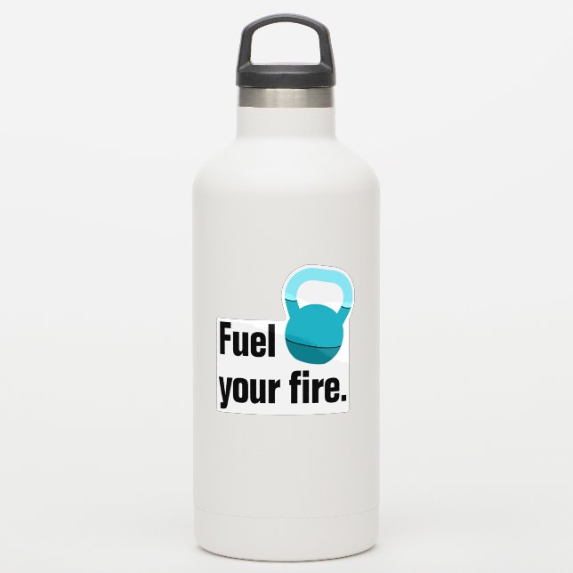 Promo Athlete Coach Kettlebell Fuel Your Fire (Waterbottle)