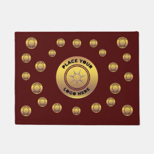 Promote Business Company Logo Brand Custom     Doormat