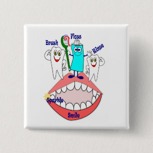 Promote Dental Hygiene Button