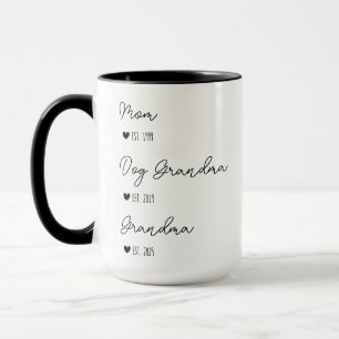 Promote From Dog Grandparents To Human Grandparent Mug