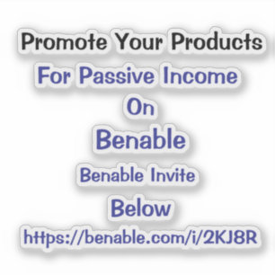 Promote Your Products on Benable Invite Code 