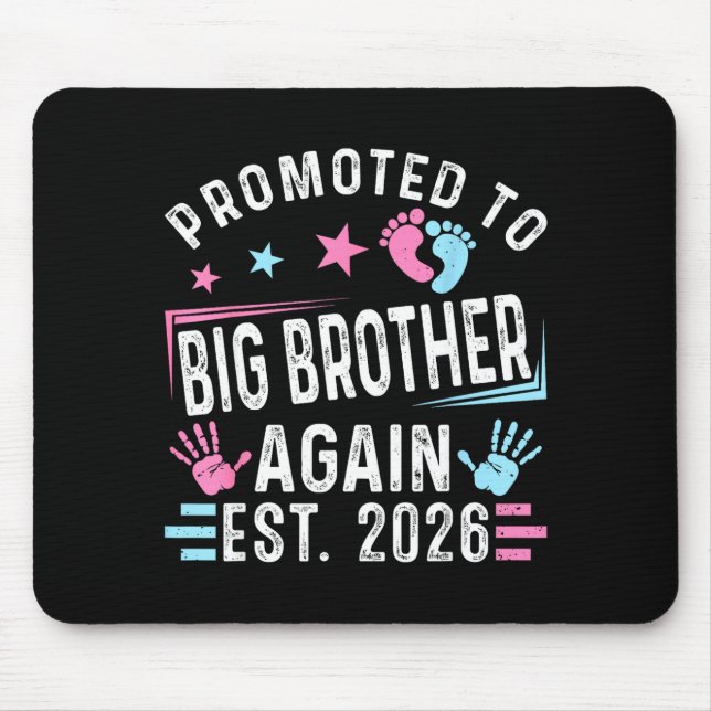 Promoted Big Brother Again Est Design Mouse Pad (Front)