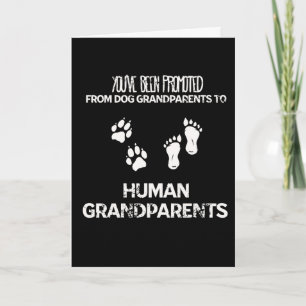 Promoted Dog Grandparents To Human Grandparents Holiday Card