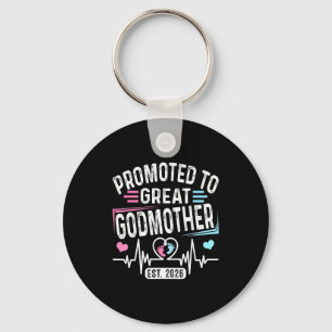 Promoted Great Godmother Est Vintage Keychain