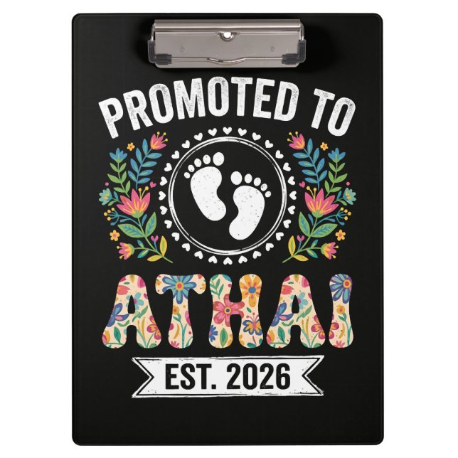 Promoted to Athai 2026 First Time Aunt Clipboard (Front)