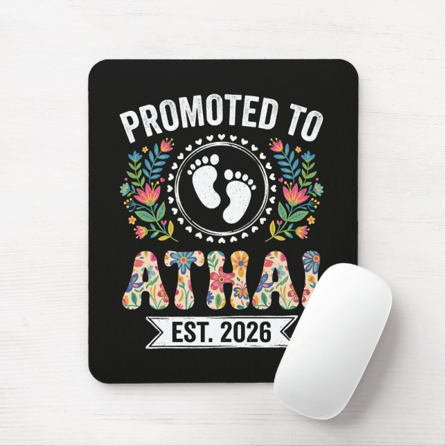 Promoted to Athai 2026 First Time Aunt Mouse Pad (With Mouse)
